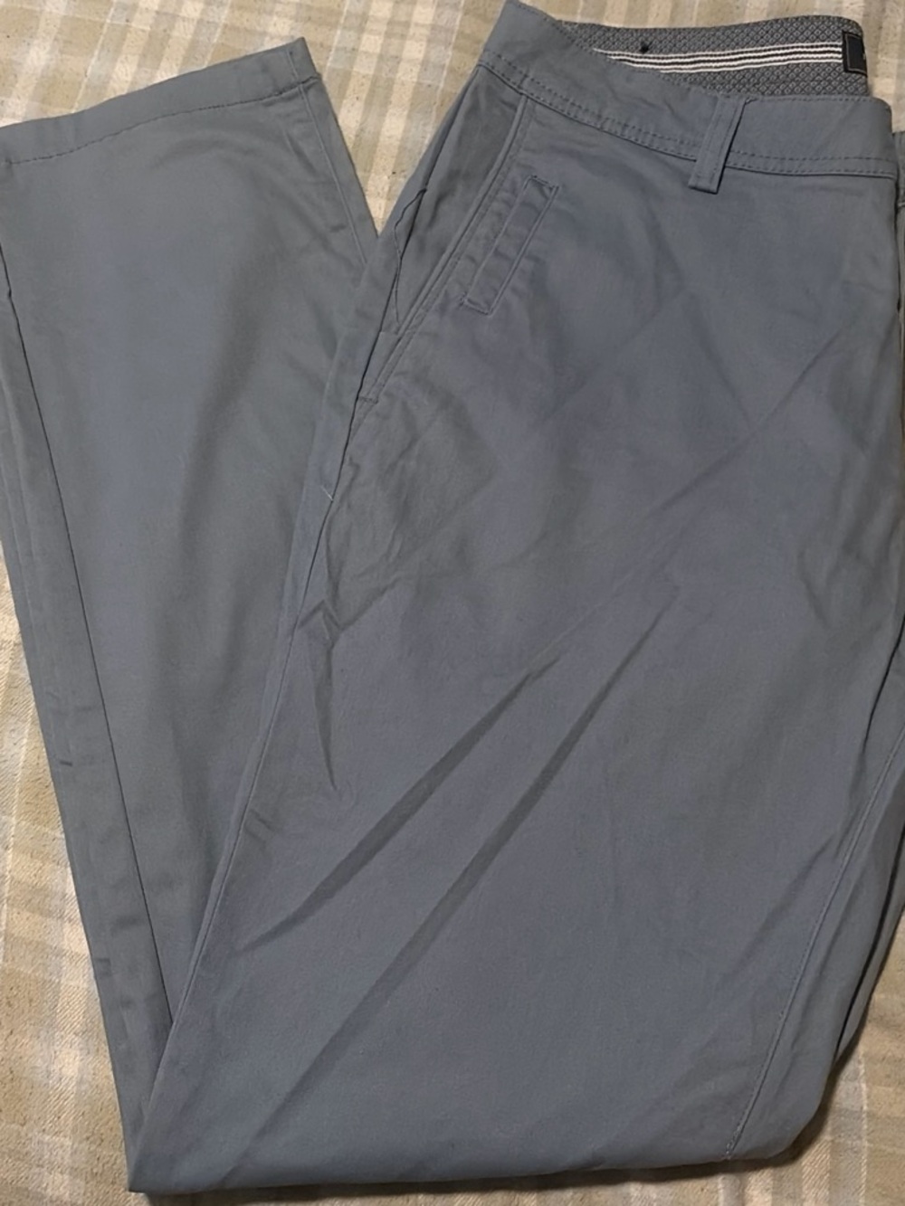 Men's Slate Gray Chino Pants - Classic Everyday Fit